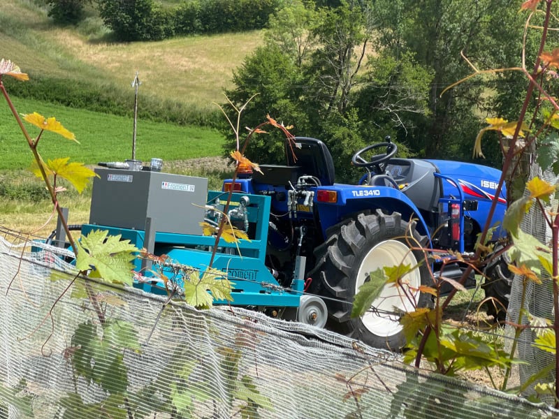 Rotofrom vignes - évite le ravinement